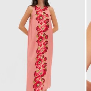 Coral Poppy Portia Dress